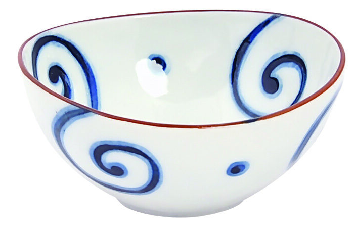 Bol Bleu / Blanc - Bols Mixtes - 10,5 x 5 cm 150 ml