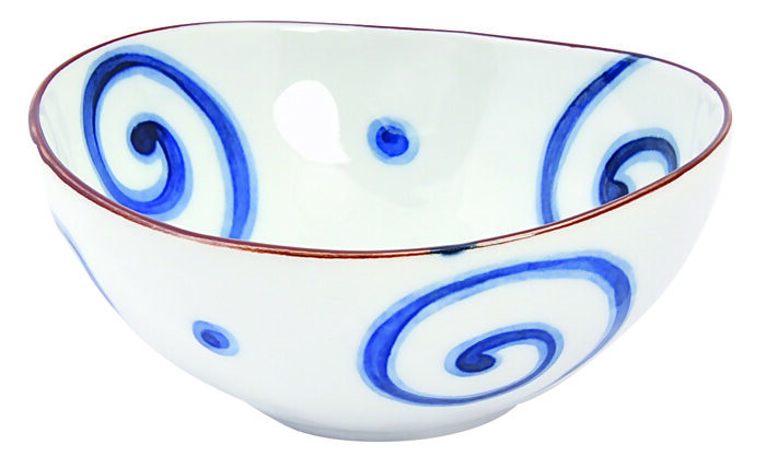 Bol Bleu / Blanc - Bols Mixtes - 16 x 7 cm 500 ml