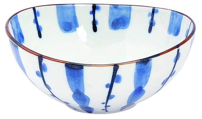 Bol Bleu / Blanc - Bols Mixtes - 16 x 7 cm 500 ml