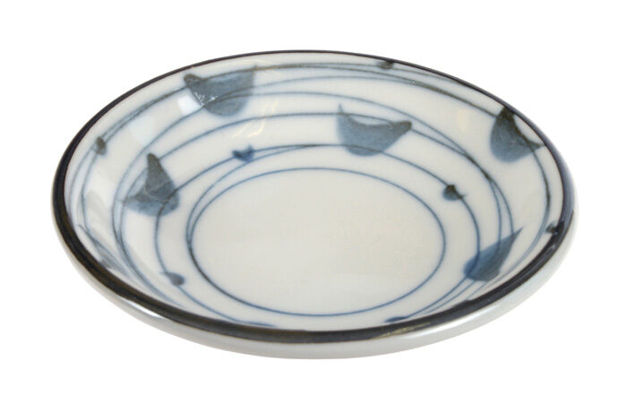 Tasse de sauce de soja Seiji gazon bleu / blanc 9,5x2cm