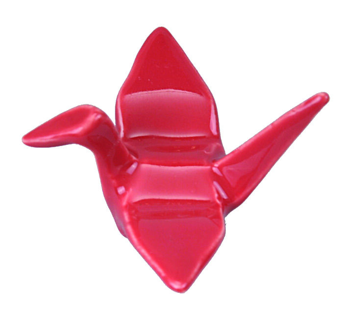 Grue porte baguettes rouge