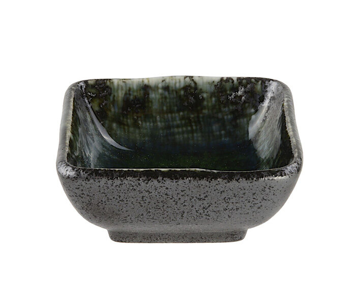 Bol de sauce soja noir / bleu - 7,5 x 7,5 x 3 cm