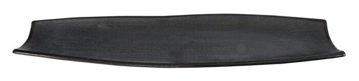 Assiette rectangulaire noire - Tajimi - 50 x 12,5 x 2 cm