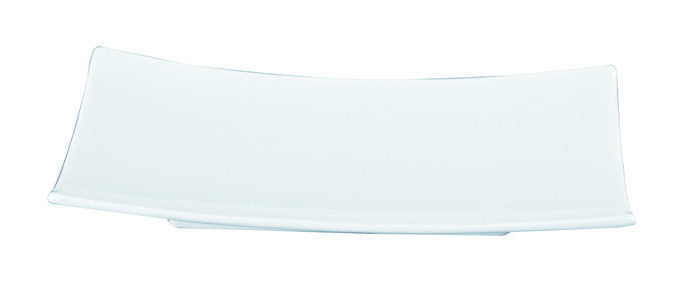 Assiette Rectangulaire Blanc - Série Blanc - 21,8 x 10,5 x 2,7 cm