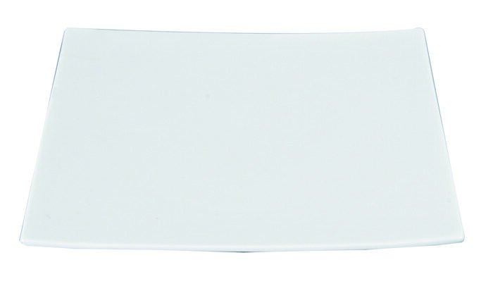 Assiette carrée Blanc - Série Blanc - 21,2 x 21,2 x 2,3 cm