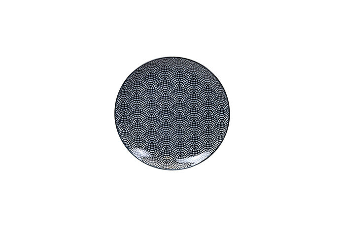 Plaque à pois noir / blanc - Nippon Noir - 20,6 x 2,2 cm