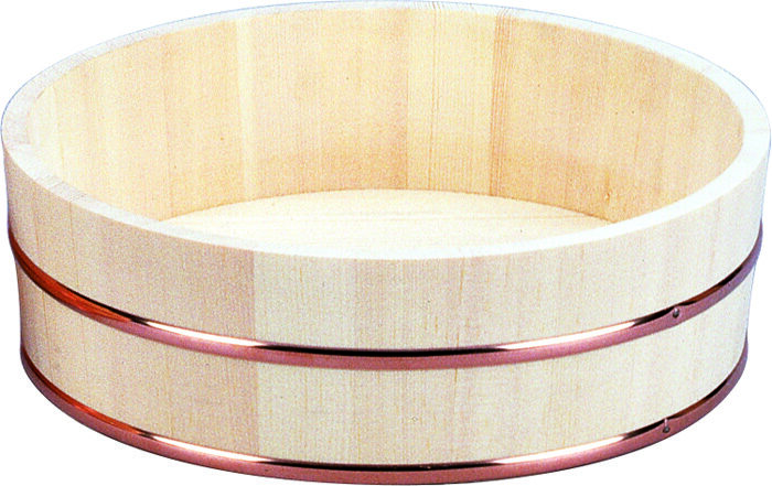 Sushi en bois Hangiri - plats en bois - 52 x 14 cm