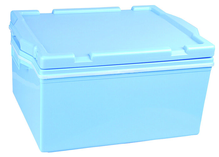Boîte chauffante Bleu pour le riz - 47,5 x 36,5 x 25,5 cm