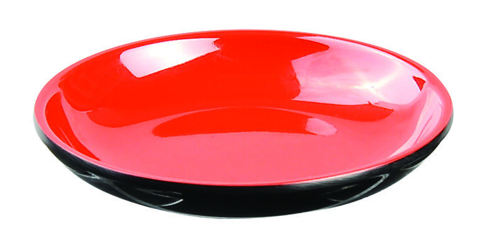 Planche à sauce noire / rouge - mélamine - 8,5 cm