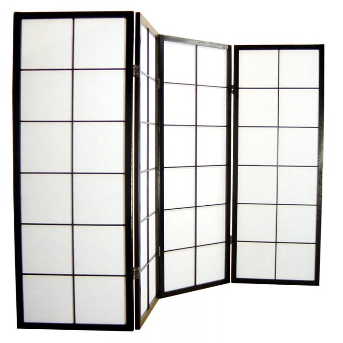 Japans Kamerscherm 4 Paneel