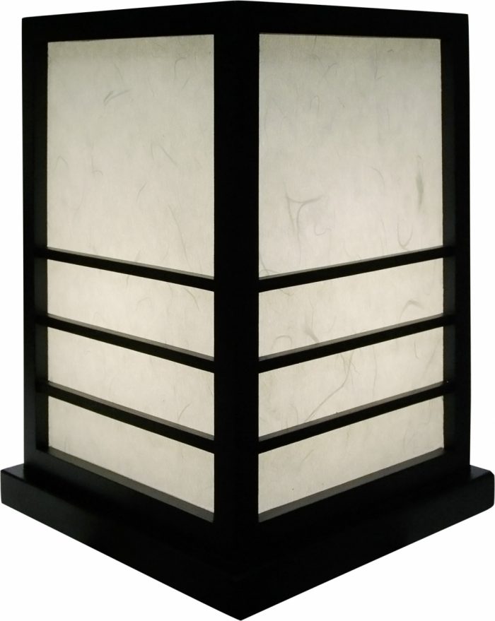 lampe de table miyazaki 20x20x28 noir