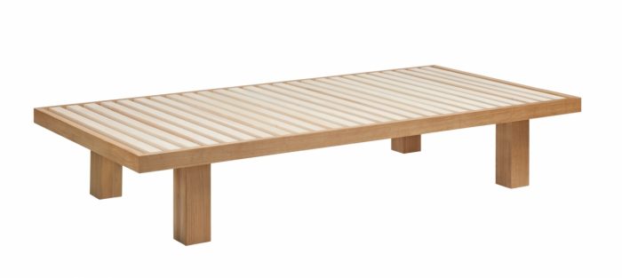 Lit futon japonais Naturel - 100x200
