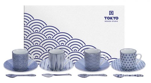 Tokyo Design Studio - Nippon Blue - Espresso Set - 12 stuks 80ml
