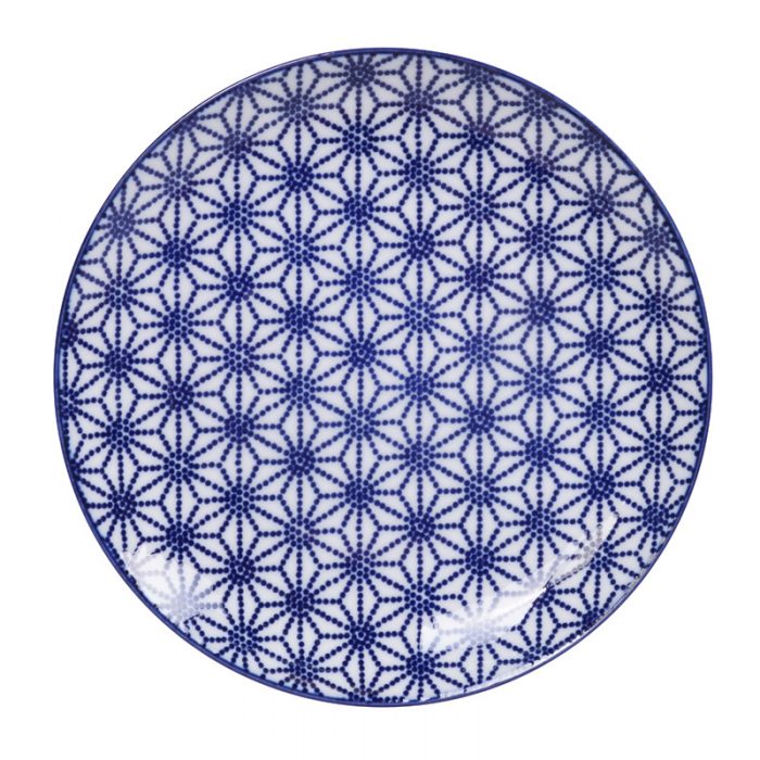 Tokyo Design Studio - Nippon Blue - Dinerbord - 25.7x3cm - Ster