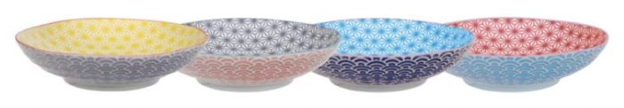 Star/Wave - Set d'assiettes - 21x5.2cm - 4pcs