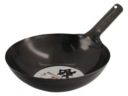 Tokyo Studio Design - Fer de cuisine - Wok IH Fond plat - 30x44x25cm