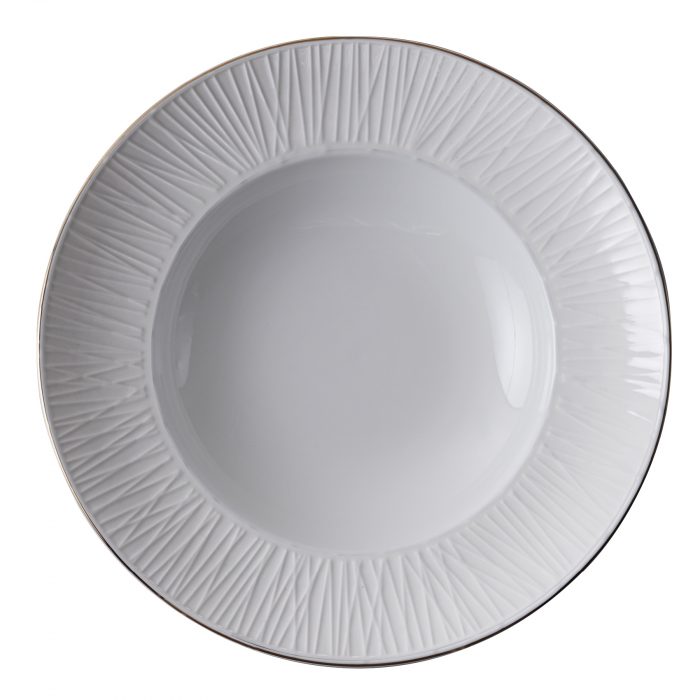 Tokyo Design Studio - Nippon White - Assiette creuse Lines - 21cm 160ml