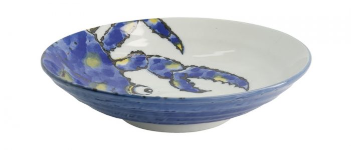 Tokyo Design Studio - Sea Food - Assiette Creuse - Bleu - Crabe