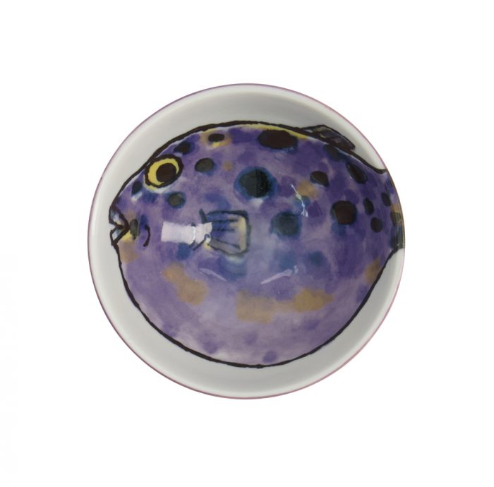 Tokyo Design Studio - Seafood - Bol de riz - Poisson-globe - Violet - 11,2 x 7,2cm - 300ml – Image 2