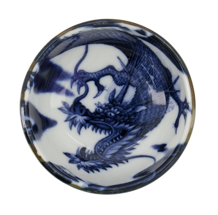 Tokyo Design Studio - Japonism Dragon - Plat à sauce - Bleu - 8.7x3.7cm – Image 2
