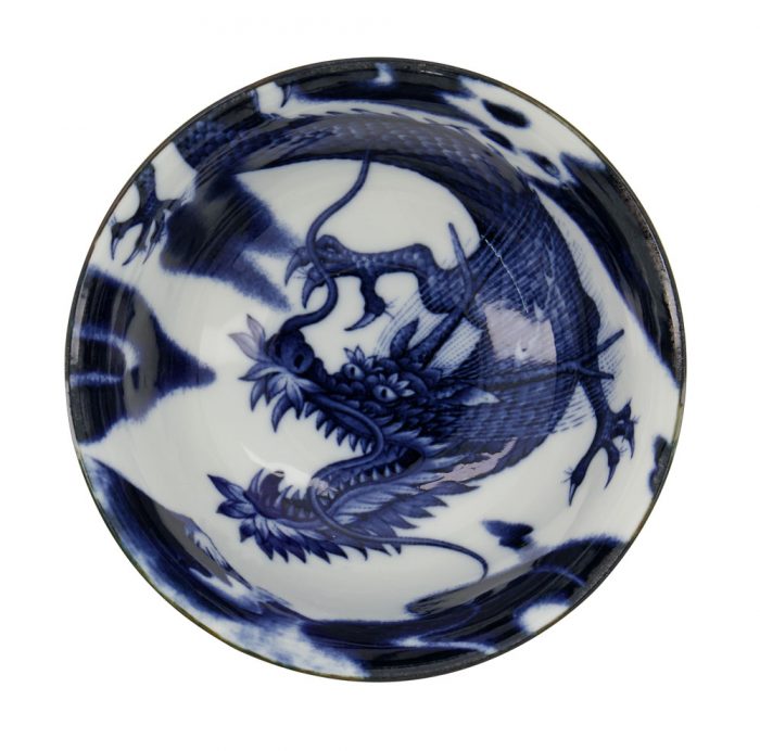 Tokyo Design Studio – Japonisme Dragon – Bol Tayo – Bleu – 12.7×6.8cm 350ml – Image 2