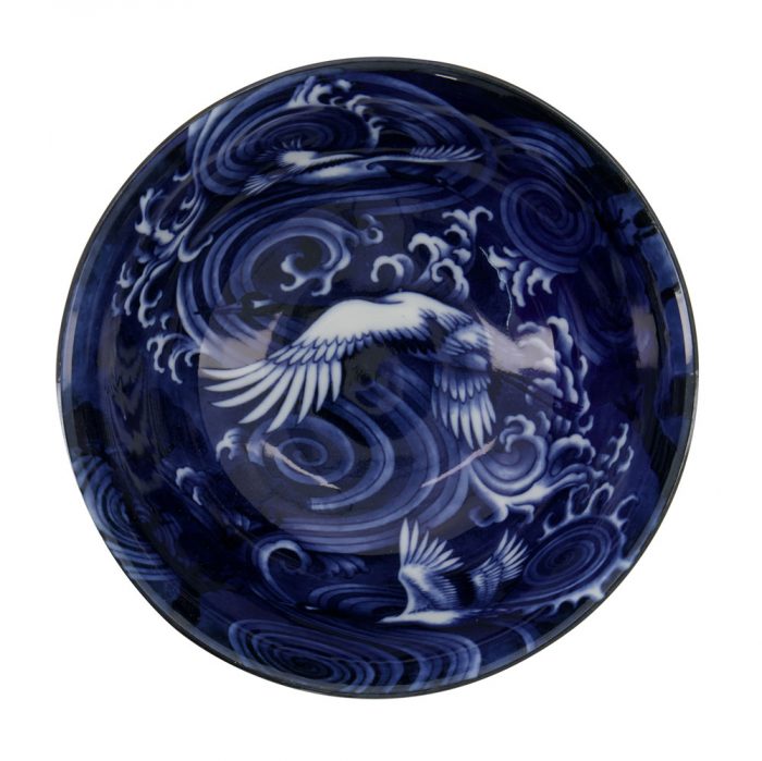 Tokyo Design Studio - Japonism Crane - Bol Tayo - Bleu - 14,7x6,9cm 500ml – Image 2