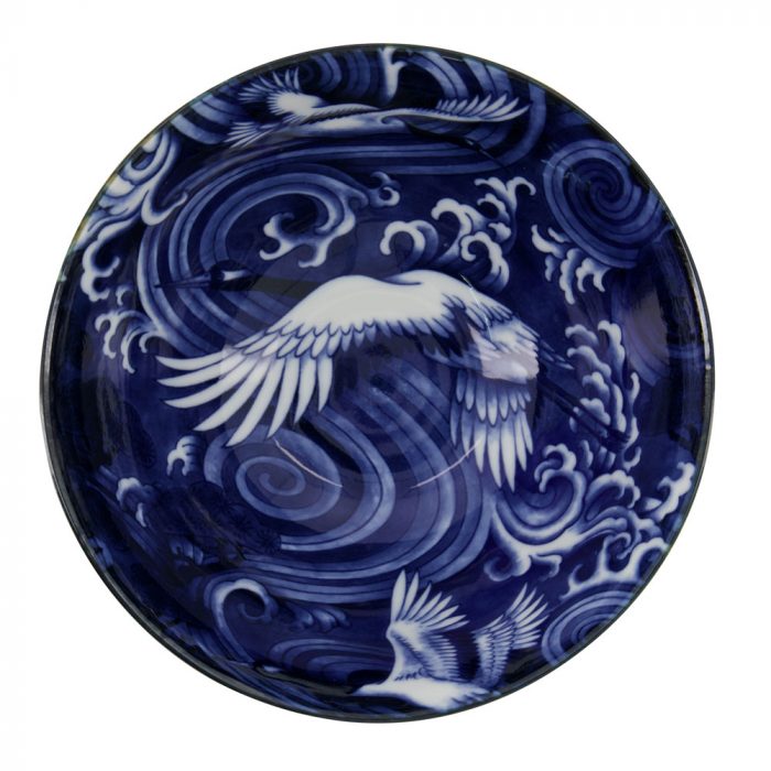 Tokyo Design Studio - Japonism Crane - Bol Ramen - Bleu - 17.8x8.8cm 1000ml – Image 2