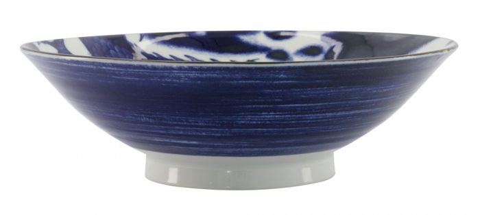Tokyo Design Studio - Japonism Dragon - Bol Menbachi - Bleu - 1600ml - 25.2x7.7cm – Image 2