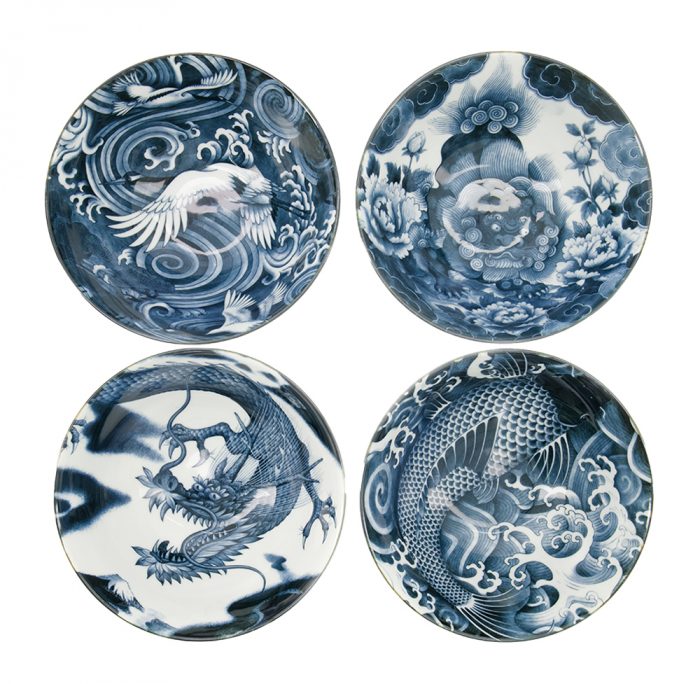 Tokyo Design Studio - Japonism - Bols à ramen - Lot de 4 - 1000ml - Noir - 17.8x8.8cm – Image 2