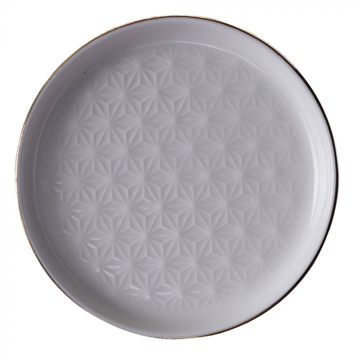 Tokyo Design Studio – Nippon White – Soucoupe à thé – Etoiles – 9×1.5cm