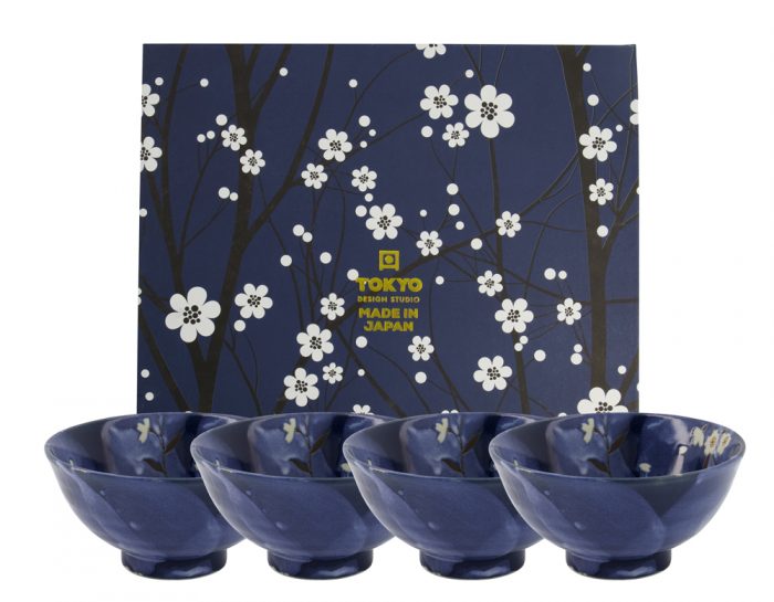 Tokyo Design Studio - Blue Sakura - Tayokommen Set - 16x8cm - 600ml