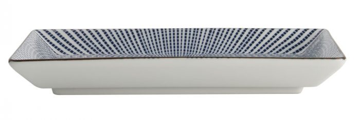 Tokyo Design Studio - Bleu Sendan - Assiette à Sushi - 17,5x11,5x2,5 cm – Image 2