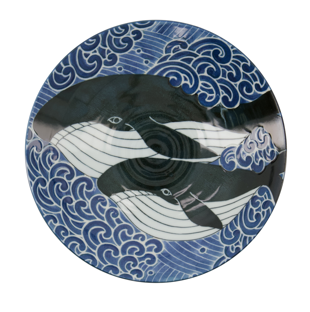 trouver une assiette aqua Tokyo Design, originale, japonais et pas cher