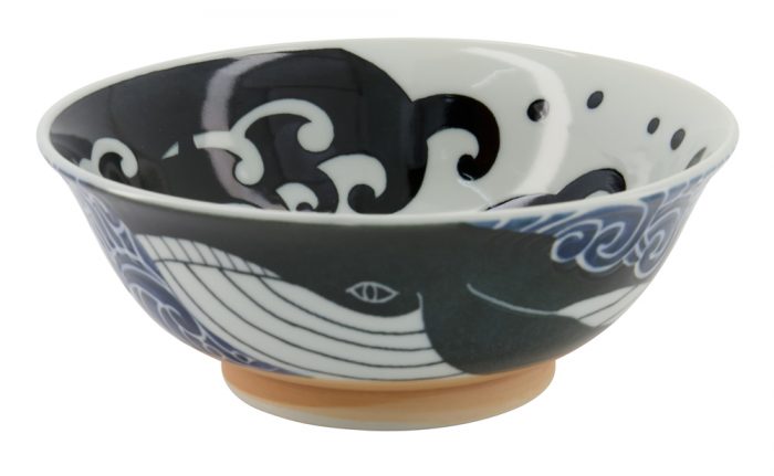 Tokyo Design Studio - Kawaii - Bol à Nouilles - Baleine - 20,3x8cm