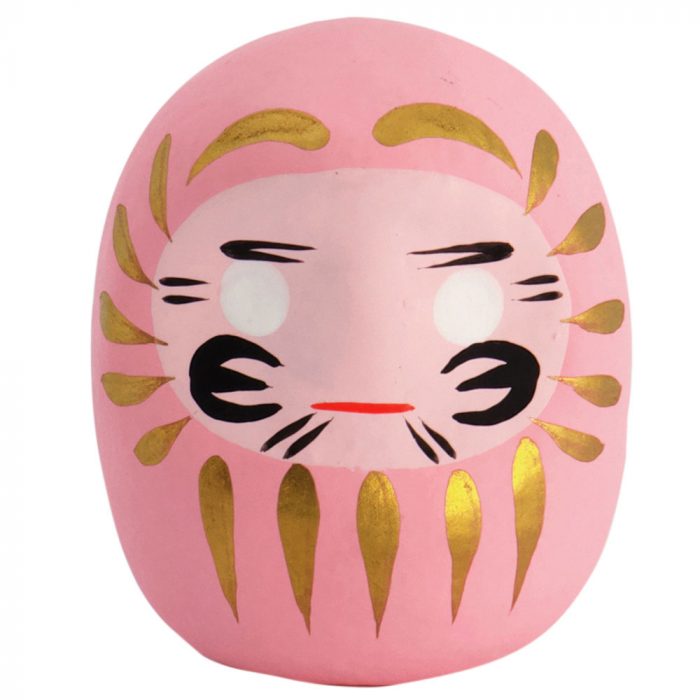 Poupée Daruma Rose - 6cm