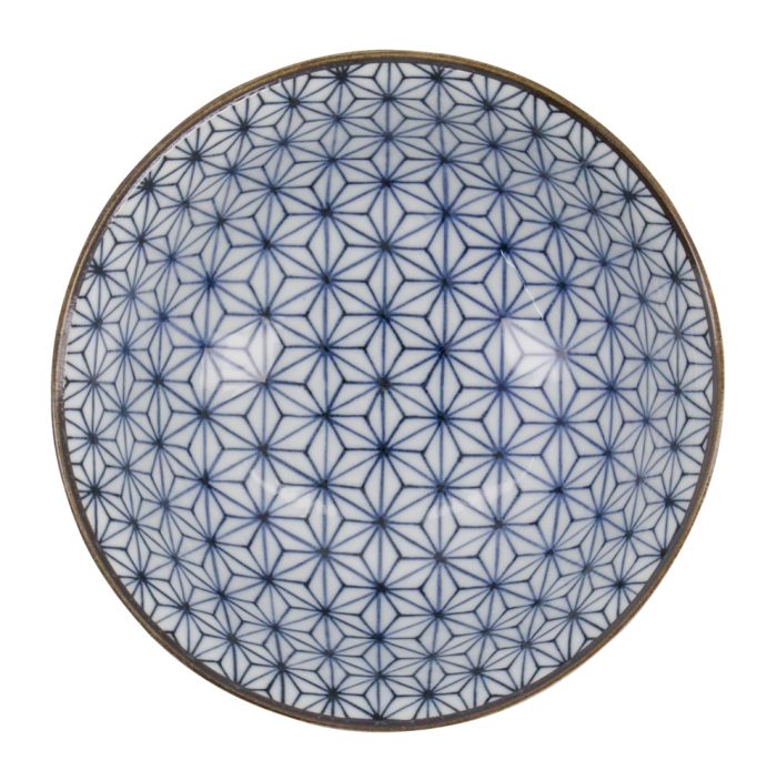 Tokyo Design Studio – Bols Mixtes – Bol Tayo – Asanoha Navy – 14.8×6.8 cm 550 ml – Image 3