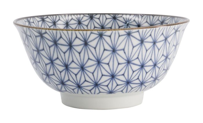 Tokyo Design Studio – Bols Mixtes – Bol Tayo – Asanoha Navy – 14.8×6.8 cm 550 ml – Image 2