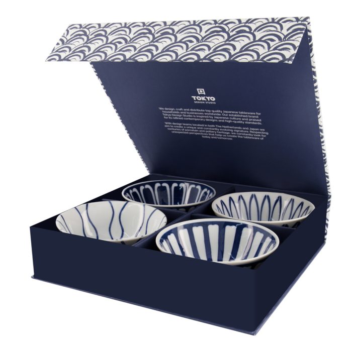 Tokyo Design Studio - Mixed Bowls - Ensemble de Bols - Coffret Cadeau - 4 Pièces - 550ml – Image 2