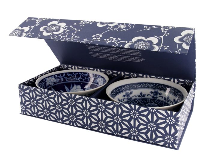 Tokyo Design Studio - Mixed Bowls - Ensemble de Bols - 2 Pièces - Coffret Cadeau - 19x7.5cm - 1000ml – Image 2