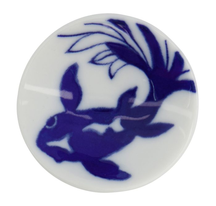 Tokyo Design Studio - Goldfish - Repose-baguettes - Bleu/Blanc – Image 2
