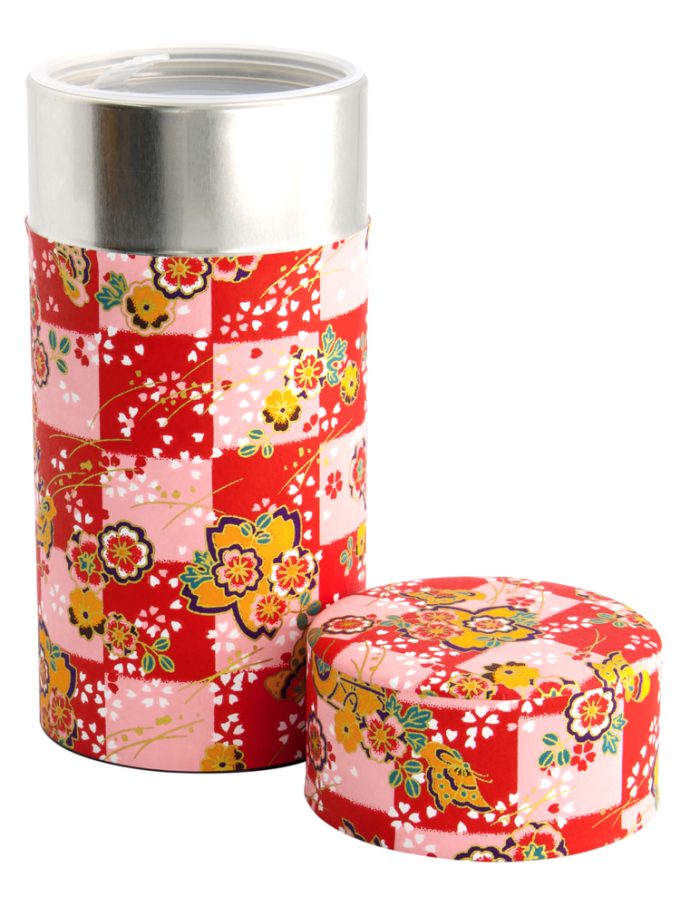 Tokyo Design Studio - Boîte à thé S.S - Rose/Rouge - 7.5x15.5cm 200gr