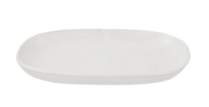 Tokyo Design Studio - Titanium Matte - Assiette Ovale - 18.7x12.7x2.4cm