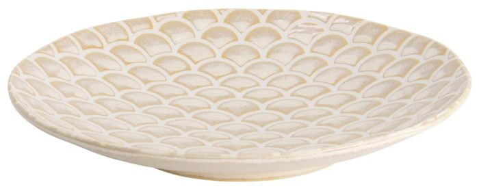 Tokyo Design Studio - Titane Mat Sirène Design - Assiette Plate - 25 x 3,4 cm