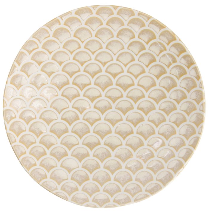 Tokyo Design Studio - Titane Mat Sirène Design - Assiette Plate - 25 x 3,4 cm – Image 2