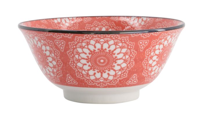 Tokyo Design Studio – Bols Mixtes – Bol Tayo – Dentelle Fleurie – 14.8×6.8cm 550ml – Image 2