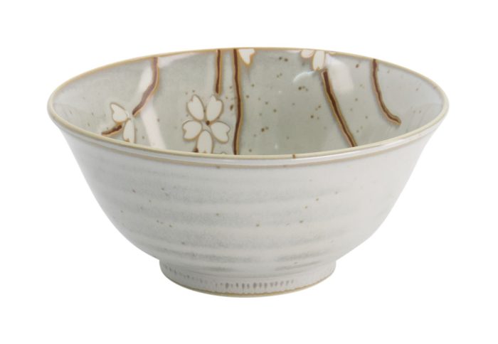 Tokyo Design Studio – Mixed Bowls – Tayo Kom – Sosyun Hana Grey – 14.8×6.8cm 550ml