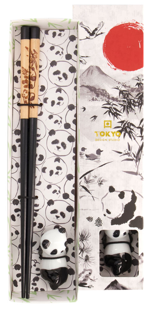 Tokyo Design Studio - Eetstokjes - Giftset - Panda