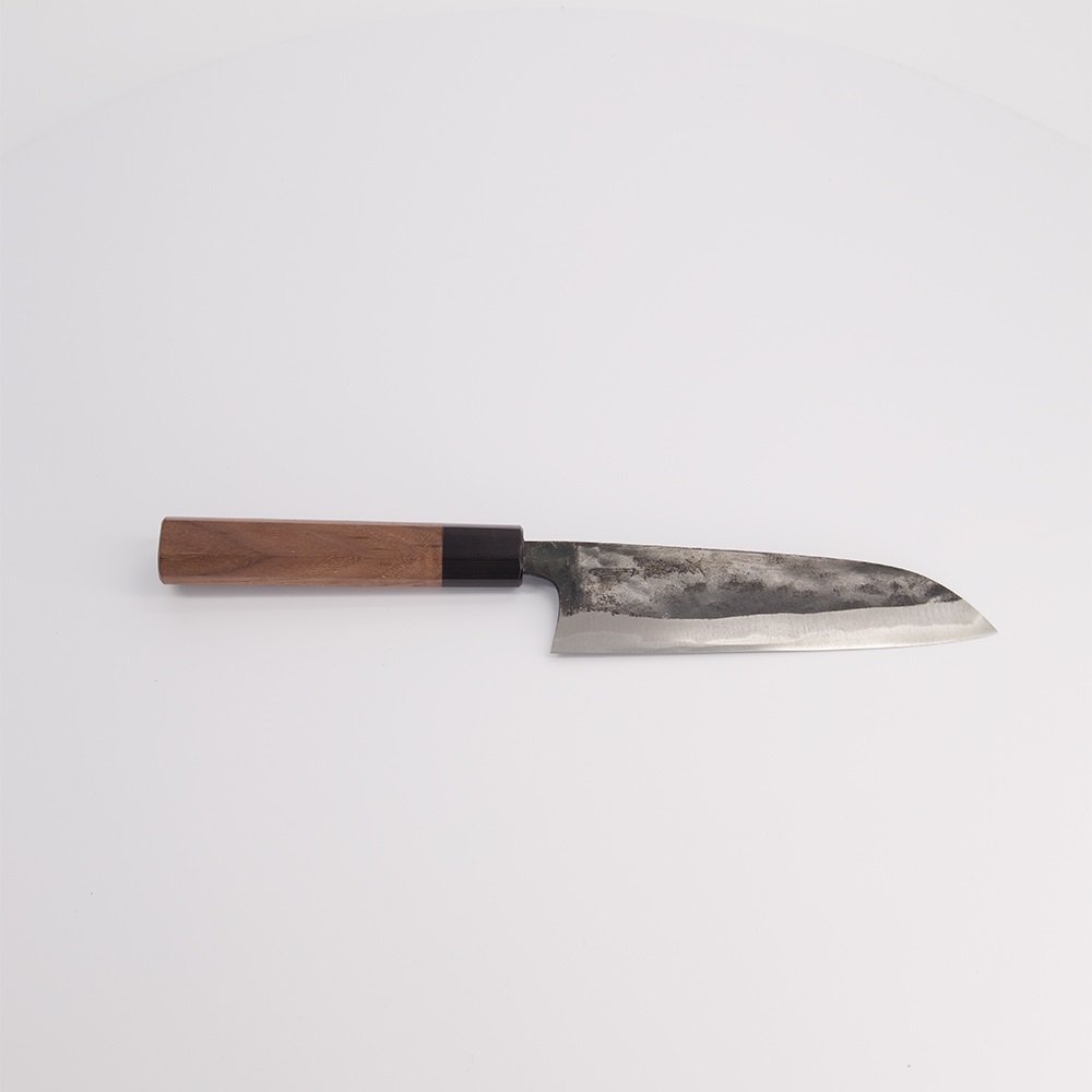Knife Ishizuchi Blue2 Kurouchi Santoku 16.5cm
