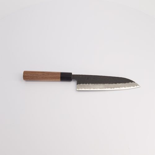 Ishizuchi Mes - Blue2 - Aogami Super Kurohada Stainless Santoku - 16.5cm