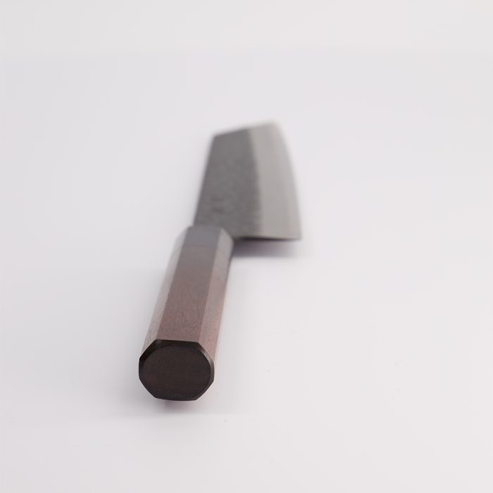 Couteau Ishizuchi Inox - Aogami Super Kurohada - Kiritsuke - Manche Octogone Palissandre - 21 cm – Image 3